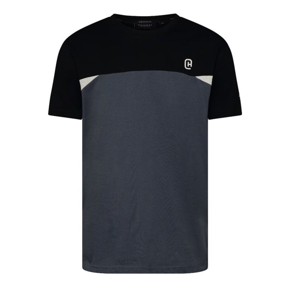 Crosshatch Mens Castlebay Short-Sleeved T-Shirt / Slate